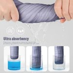 Yoofoss Muslin Burp Cloths for Baby 10 Pack 100% Cotton Baby Washcloths for Boys Girls Large 20''X10'' Super Soft and Absorbent White - Image 4